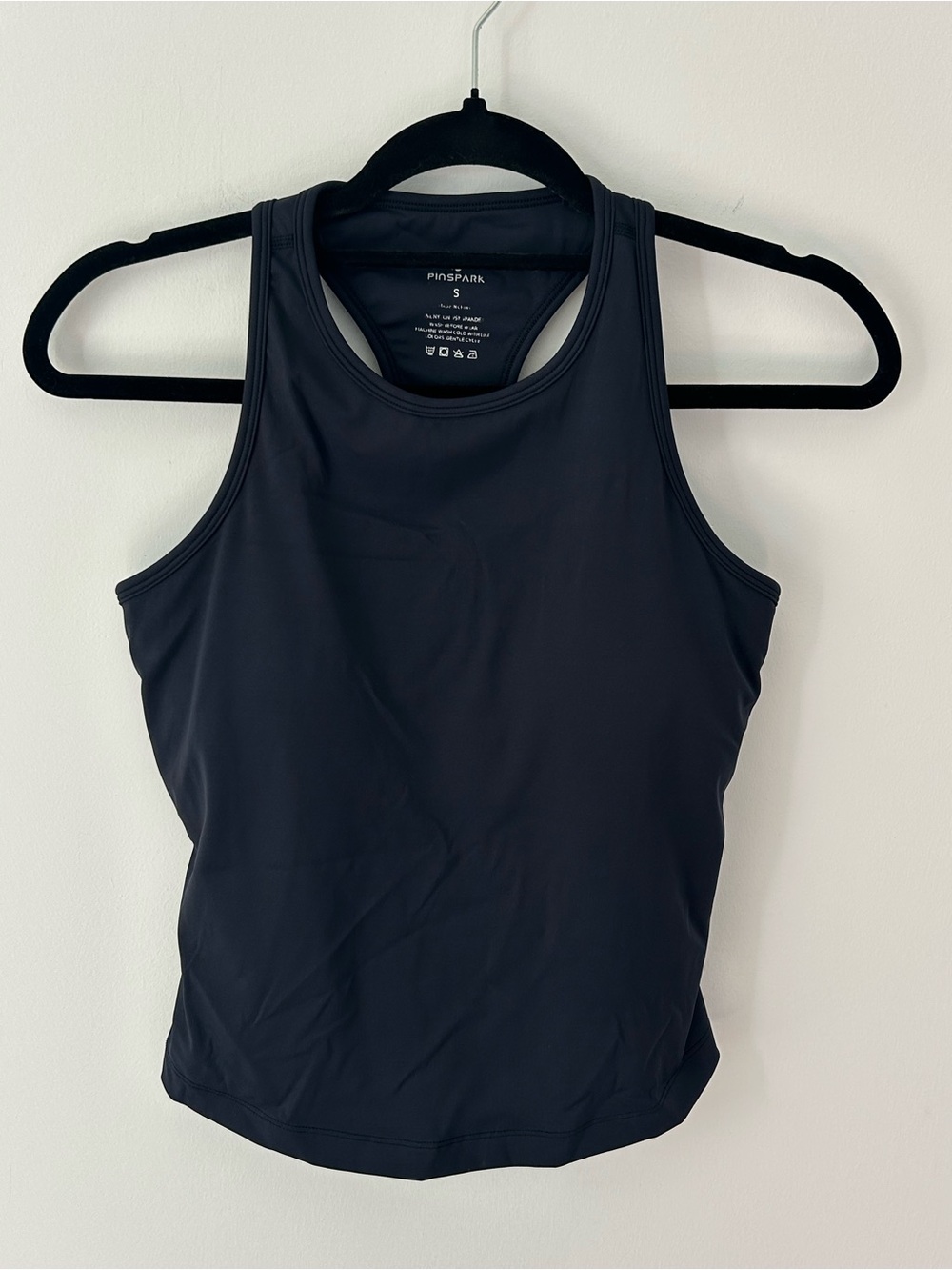 Women's Navy Racerback Active Tank Size Small